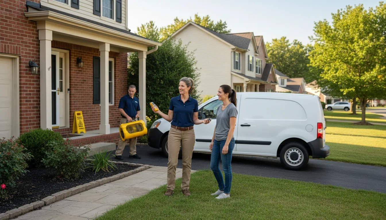 Residential water damage restoration in Trumansburg, NY